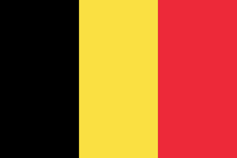 Belgium 4" x 6" Flag