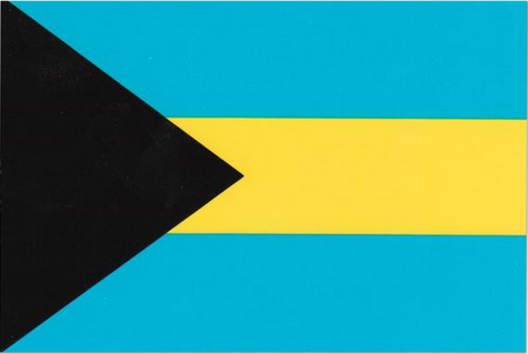 Bahamas 4" x 6" Flag