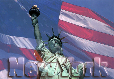 The Statue of Liberty Horizontal Postcard