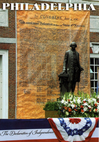 Philadelphia Declaration of Independence Postcard