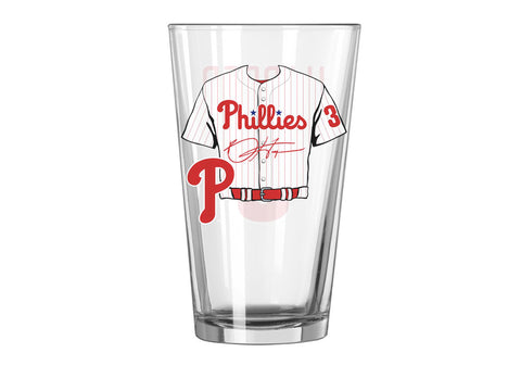 Philadelphia Phillies Bryce Harper 16 oz Pint Glass