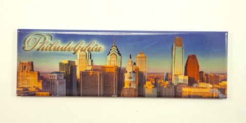 Philadelphia Skyline Sunrise Magnet