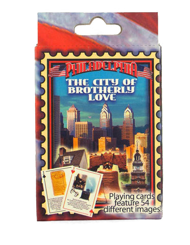 Philadelphia City Of Brotherly LOVE Playing Cards