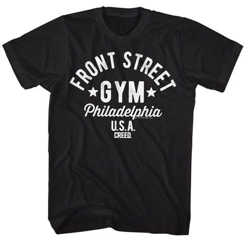 Rocky Front Street Gym Licensed Adult Cotton T-shirt