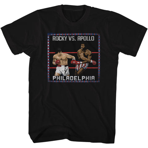 Rocky vs. Apollo Licensed Adult Cotton T-shirt
