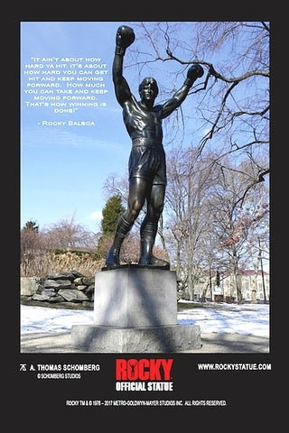 Rocky Statue Poster—“1”