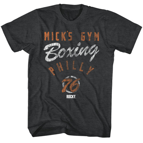 Rocky Mick's Gym Boxing Philly ‘76 Licensed Adult T-Shirt