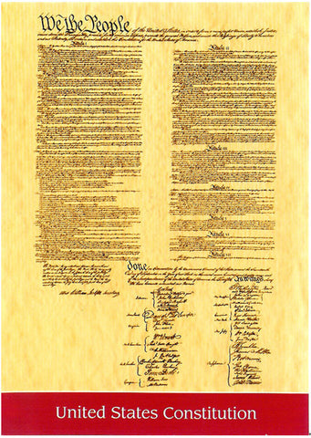 United States Constitution Postcard