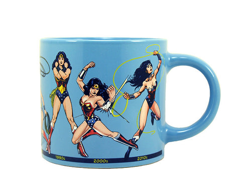 Wonder Woman Through the Years 15 oz Mug