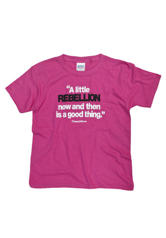 A Little Rebellion Girls Youth Shirt ( 2 colors)