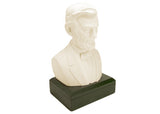 Abraham Lincoln 11" Polystone Ivory White Bust