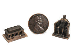 Lincoln Pencil Sharpener & Coin Set