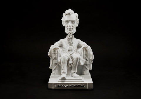 Abraham Lincoln Memorial Statue Bobble Head 5 1/4" Tall