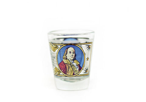 Ben Franklin Shot Glass