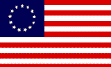 Betsy Ross Embroidered Stars 3' x 5' Nylon Flag