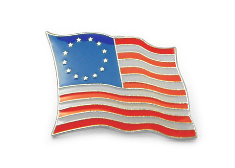 13 Star US Flag Lapel Pin (B)