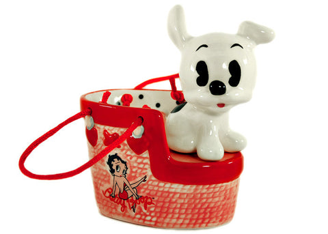 Betty Boop Pudgy Dog Handbag Salt & Pepper Set