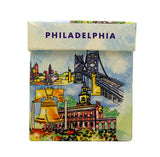 Philadelphia Watercolor Mug with Decorative Box and Peanut Chews