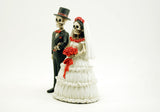 Bride and Groom Love Skeleton Figurine