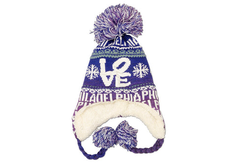 Knitted Philadelphia Love Cap (3 Colors)