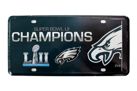 Philadelphia Eagles Super Bowl LII Champs License Plate