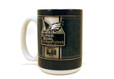 Philadelphia Eagles Super Bowl Lll Champs Roster 15 oz Mug