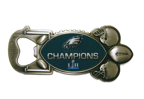 Philadelphia Eagles Super Bowl LII Champs Metal Bottle Opener Magnet