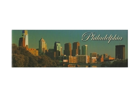 Philadelphia Sunset Cityscape Magnet
