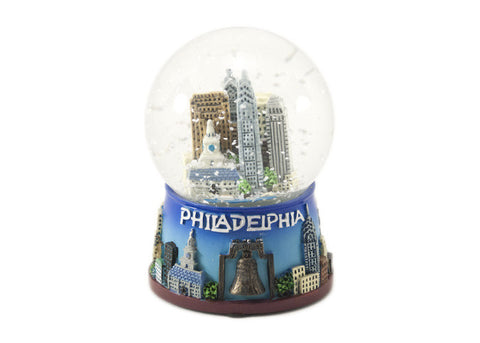 Philadelphia Skyline Snow Globe 65mm