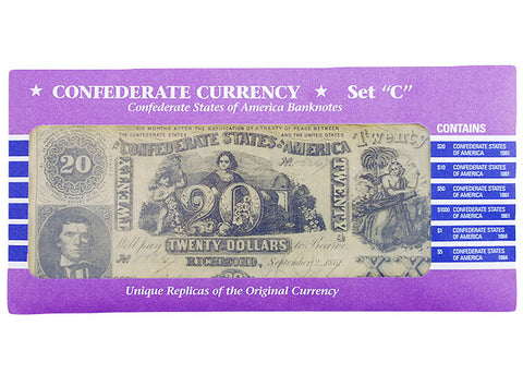 Confederate Currency Set C