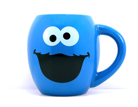 Sesame Street Cookie Monster 18 oz Oval Mug