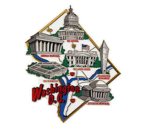 Washington DC Landmarks Magnet