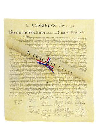 Declaration of Independence ( Tied with Ribbon)
