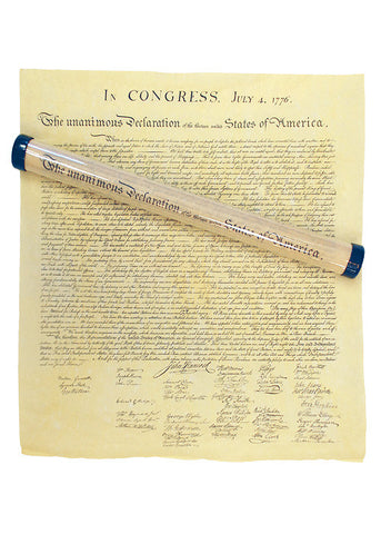 Declaration of Independence ( Rolled in Hard Plastic Tube)