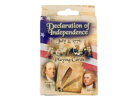 Declaration of Independence Playing Cards