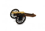 Revolutionary War 6 Pounder English Field Gun Cannon Miniature 3 1/2" Long