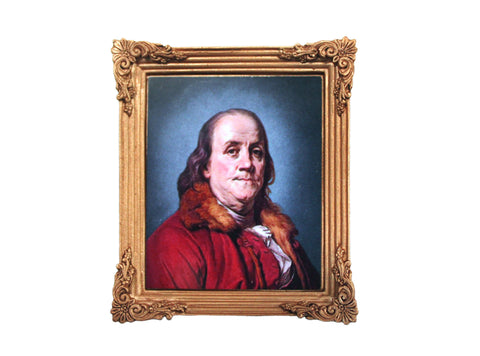 Benjamin Franklin Framed Portrait Magnet