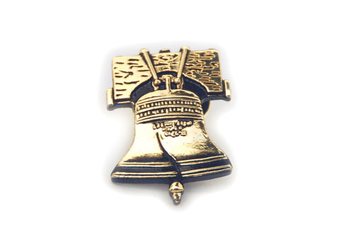 Liberty Bell Gold-Plated Lapel Pin