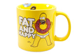 The Simpsons Fat and Happy 20 oz Mug