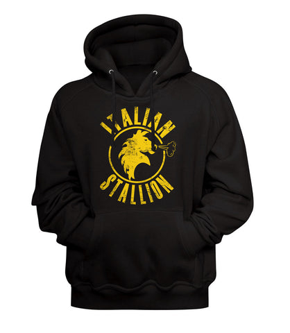 Rocky Balboa Italian Stallion MGM* Licensed Black Hooded Sweatshirt