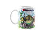 Philadelphia Watercolor 11 oz Mug