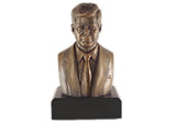 John F. Kennedy 6" Polystone Bronze-Finished Bust