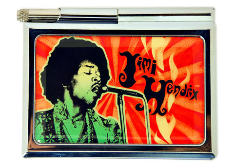 Jimi Hendrix Metal Notepad with Pen
