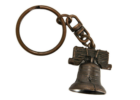 Mini Liberty Bell Keychain Copper Finished