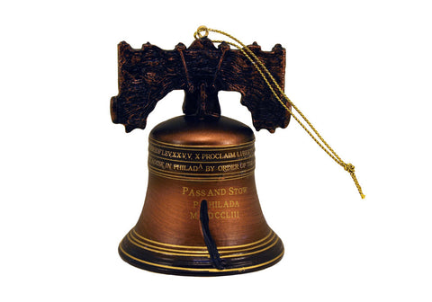 Liberty Bell Blown Glass Ornament