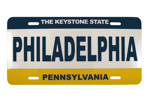 Philadelphia License Plate