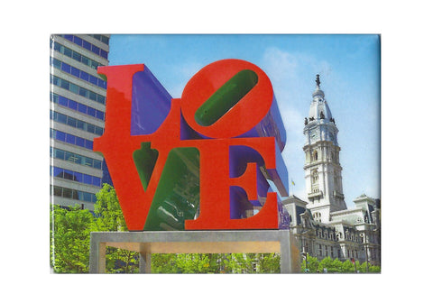 Philadelphia LOVE Statue Magnet