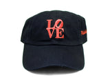 LOVE Philadelphia Black Adjustable Cap #B