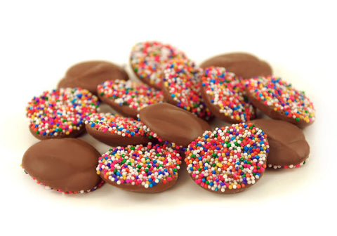 Asher's Milk Nonpareils with Multi-seeds 1 LB Chocolate
