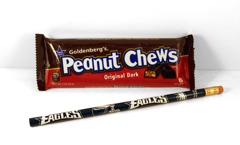 Philadelphia Eagles Pencil & Goldenberg's Peanut Chew